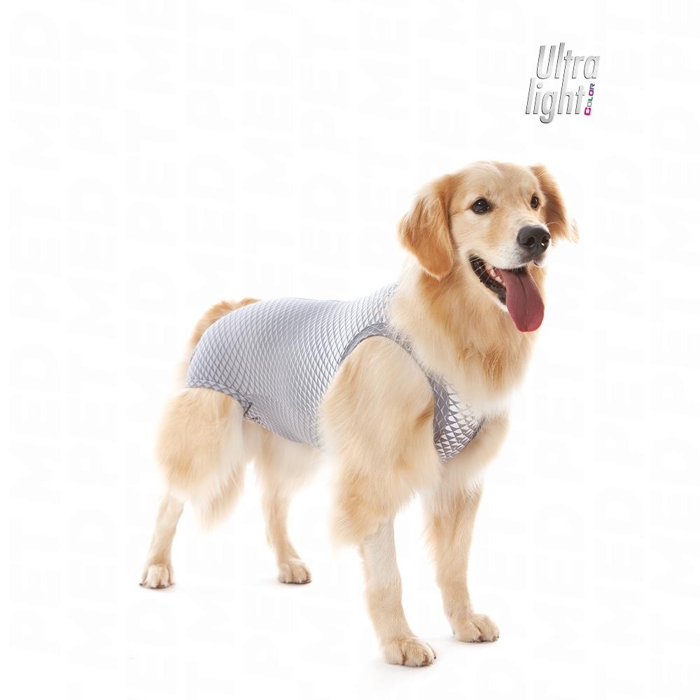 [0RURB] Roupa Protetora e Pós-Cirúrgica para Cachorros Ultralight (0, ROSA BALL)