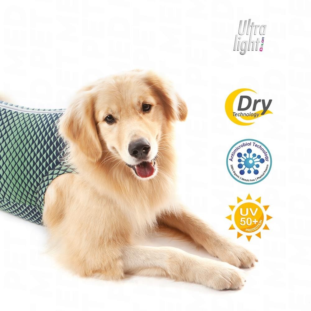 [0CMUC] Roupa Protetora e Pós-Cirúrgica Ultralight para Castração de Cachorro Macho (0)