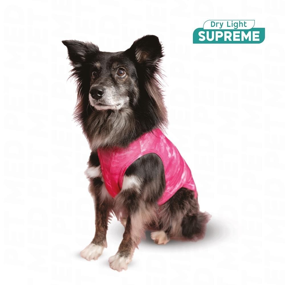 [0DLSR] Roupa Protetora Pós Cirúrgica Abdominal Cães Supreme (0, ROSA)